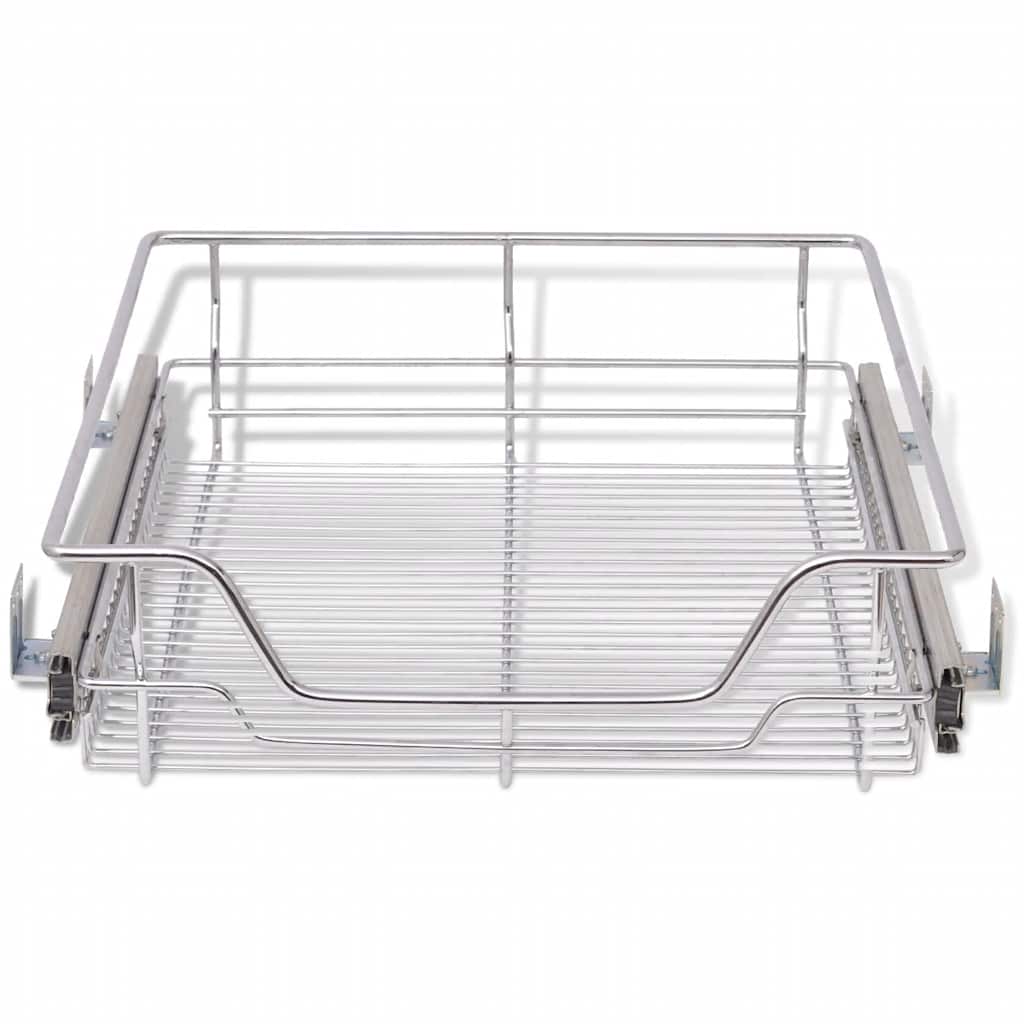 Pull-Out Wire Baskets 2 Pcs Silver 500 Mm VidaXL 15 width=274
