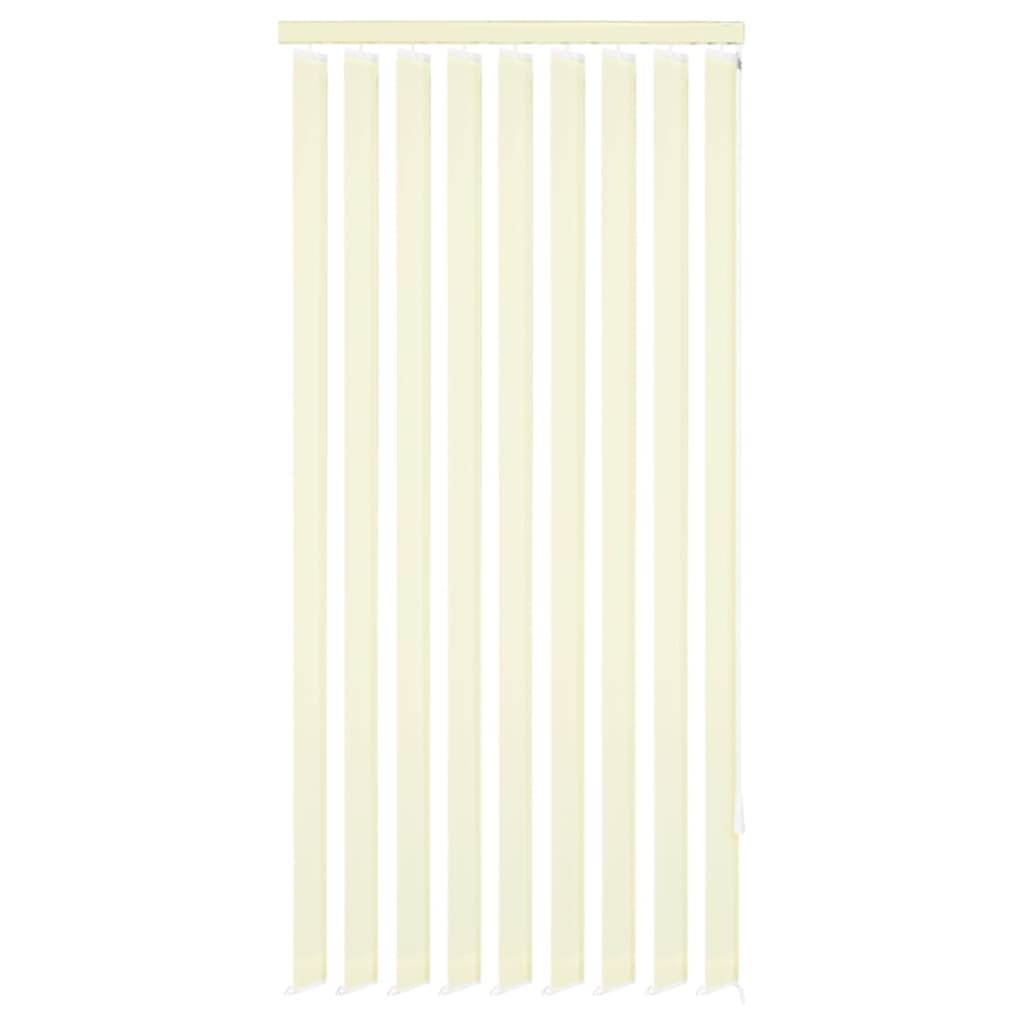 vidaXL Περσίδες Κάθετες Κρεμ 150 x 180 εκ. Υφασμάτινες