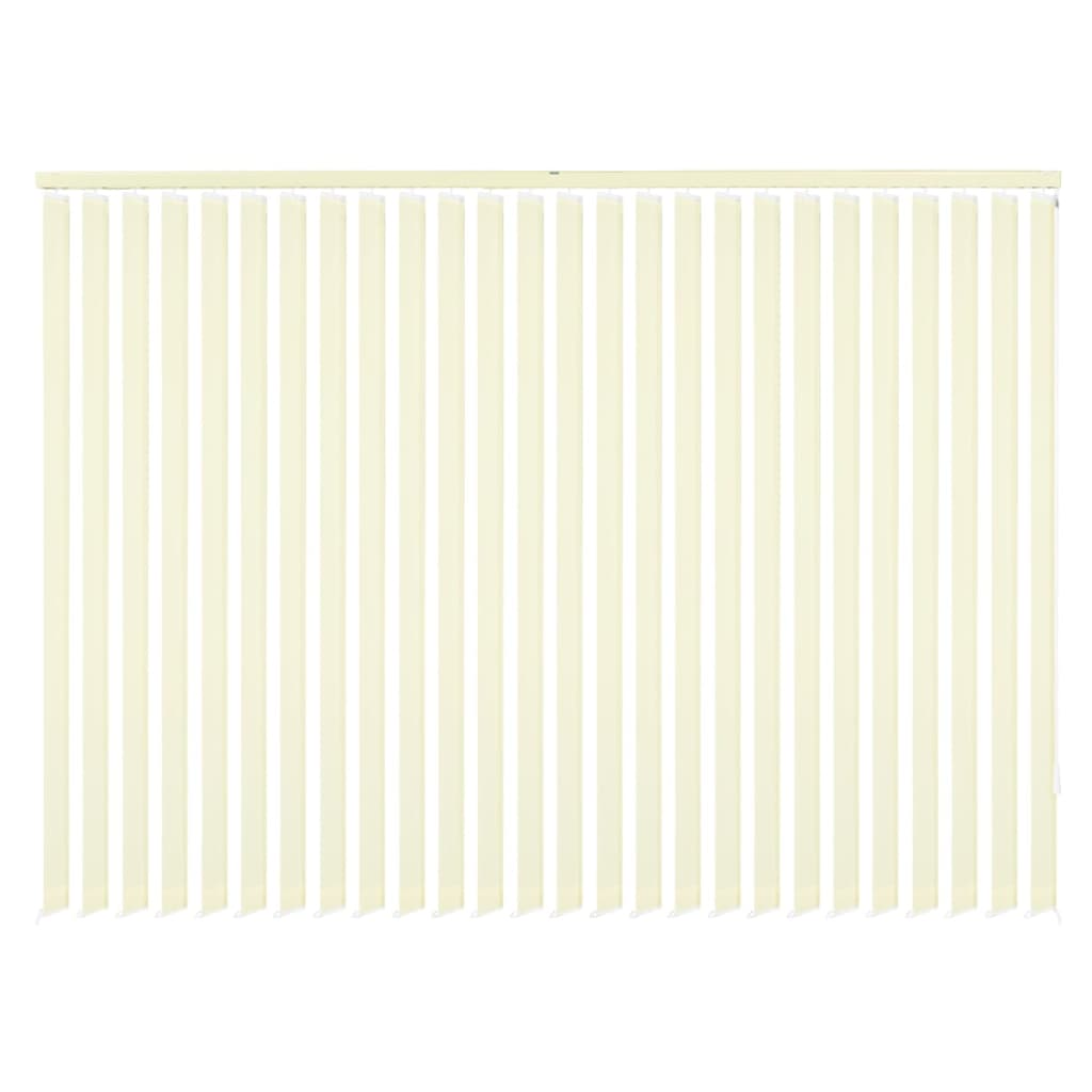 

vidaXL Verticale jaloezie crème stof 180x250 cm