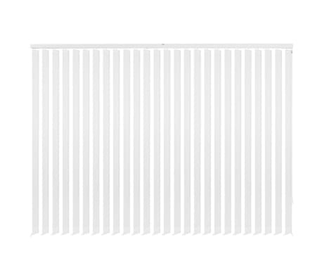 vidaXL Vertical Blinds White Fabric 120x180 cm