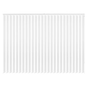vidaXL Vertikale Jalousien Wei&szlig; Stoff 195x180 cm