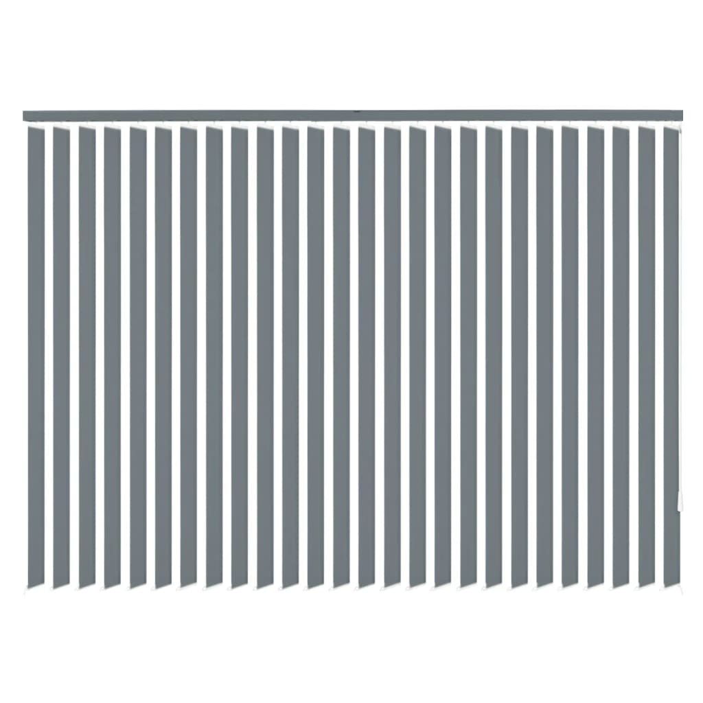 vidaXL Verticale jaloezie grijs stof 120x180 cm