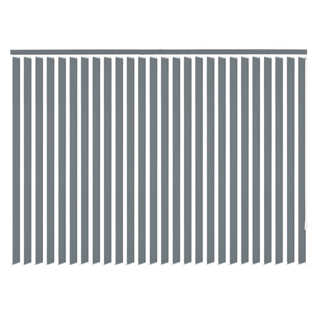 vidaXL Вертикална щора, плат 150x180 см, сива
