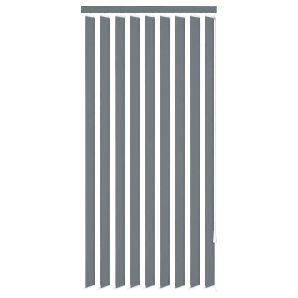vidaXL Περσίδες Κάθετες Γκρι 180 x 250 εκ. Υφασμάτινες