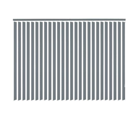 vidaXL Estores verticais 180 x 250 cm tecido cinzento