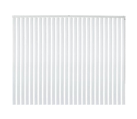 vidaXL Vertikale persienner hvit PVC 180x180 cm