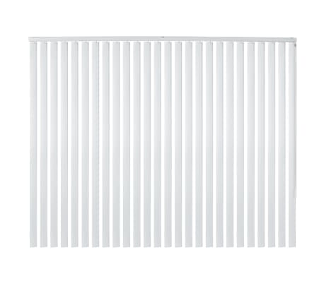 vidaXL Estores verticais 120 x 250 cm PVC branco