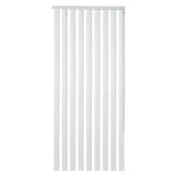 vidaXL Lamellenvorhang Weiß PVC 150×250 cm