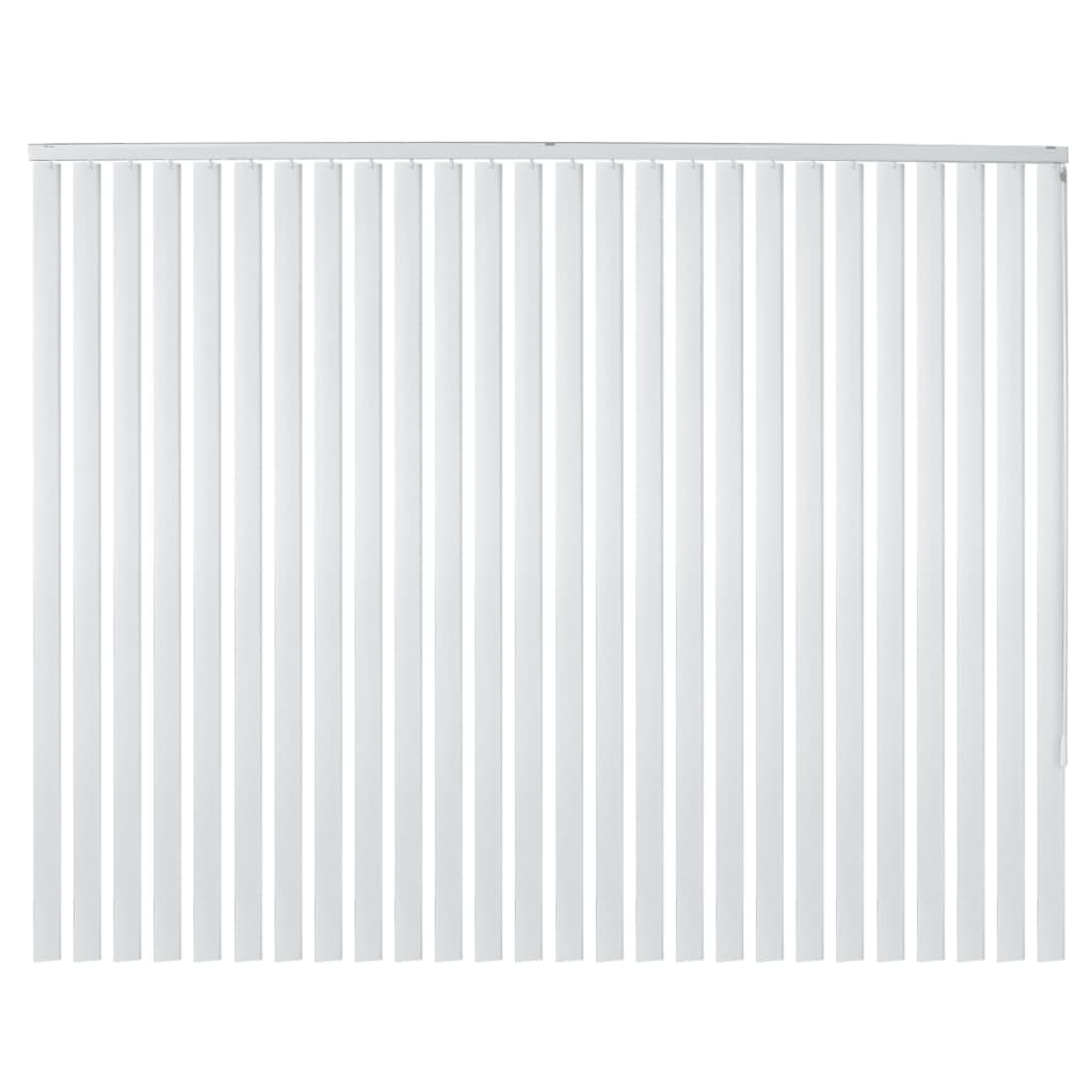 vidaXL Persianas verticais 150 x 250 cm PVC branco