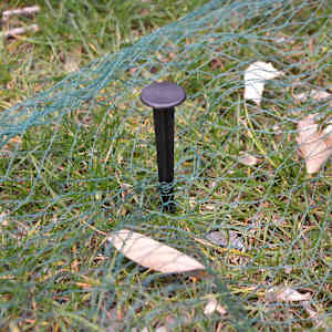 vidaXL Red de cubierta para estanque 8 x 8 m PE