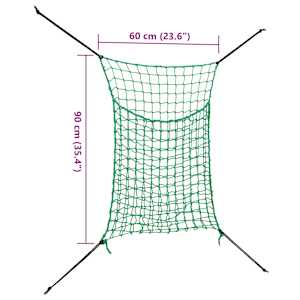 Sítě na seno 2 ks obdélníkové 0,9 x 1 m PP - obrázek 7