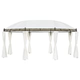 vidaXL Gazebo Cream White 530x350x265 cm