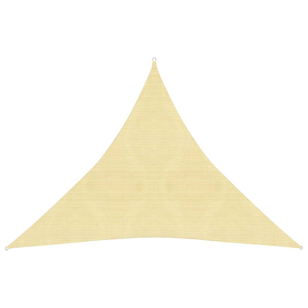 VidaXL - vidaXL Zonnescherm HDPE driehoekig 3,6x3,6x3,6 m beige