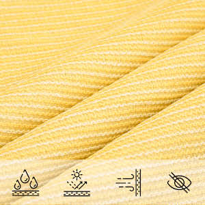 Senčno Jadro HDPE Trikotno 5x5x5 m Bež - slika 7