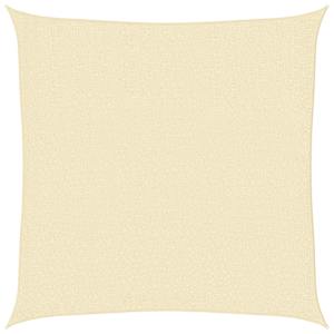Senčno Jadro HDPE Kvadratno 3.6x3.6 m Kremne Barve - slika 2