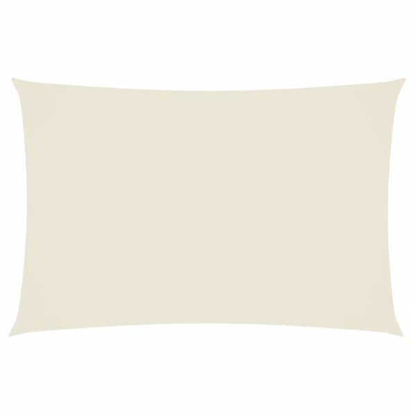 vidaXL oxford-kangast p&auml;ikesepuri ristk&uuml;lik, 2 x 4 m, kreemjas