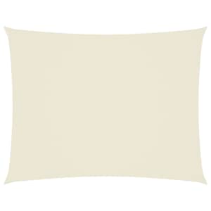 vidaXL oxford-kangast p&auml;ikesepuri, ristk&uuml;lik, 4 x 6 m kreemjas