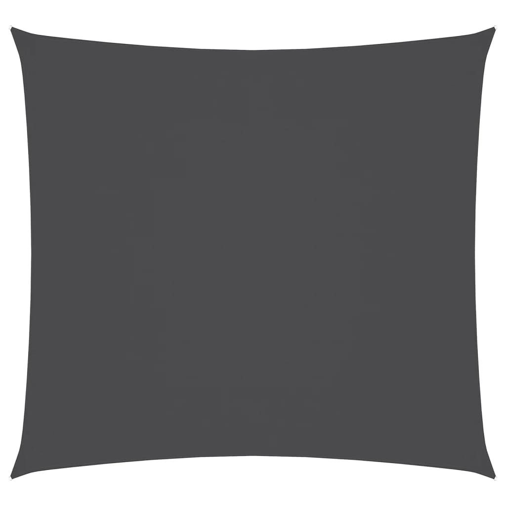 vidaXL Stínící plachta oxfordská látka čtvercová 3,6x3,6 m antracitová