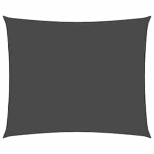 Senčno jadro oksford tekstil pravokotno 4x6 m antracit - slika 2