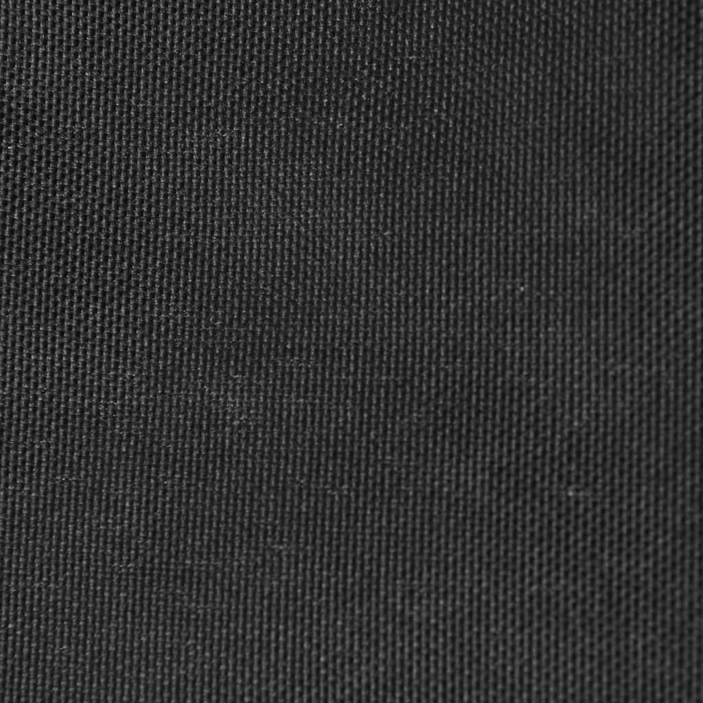 vidaXL Zonnescherm driehoekig 5x5x5 m oxford stof antracietkleurig afbeelding