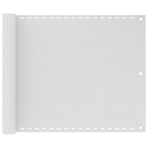 Balkonsko Platno HDPE 75x400 cm Bele Barve
