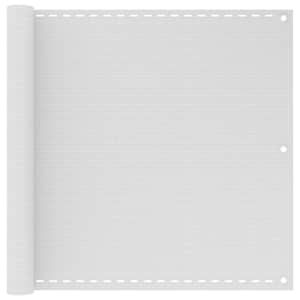Balkonsko Platno HDPE 90x400 cm Bele Barve