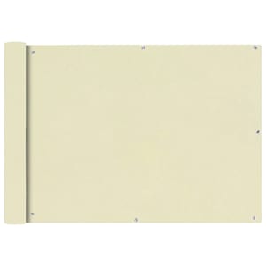 Balkonsko Platno Oksford Tekstil 75x400 cm Kremne Barve