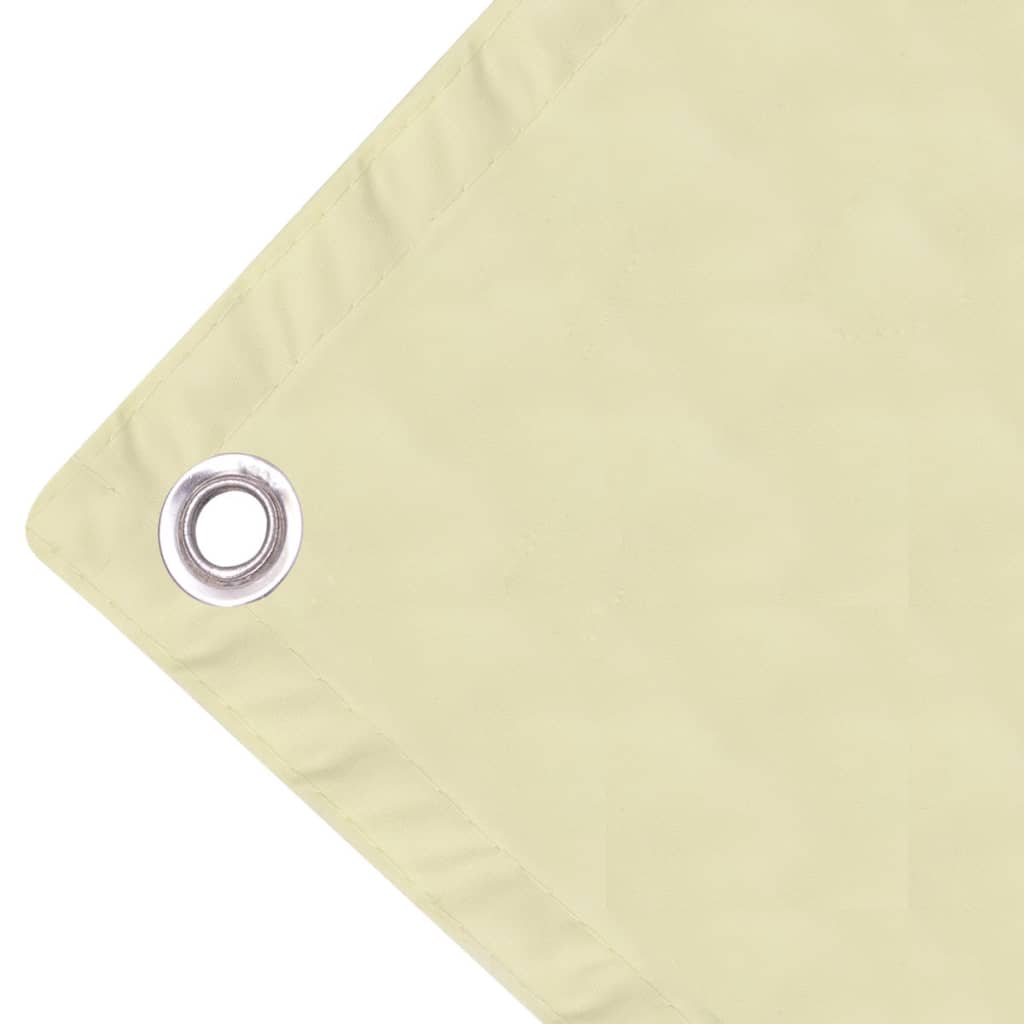 Thumbnail - vidaXL Balkonsichtschutz Oxfordgewebe 75x400 cm Creme