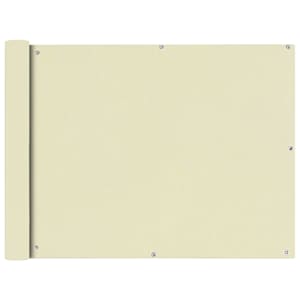 Balkonsko Platno Oksford Tekstil 90x600 cm Kremne Barve