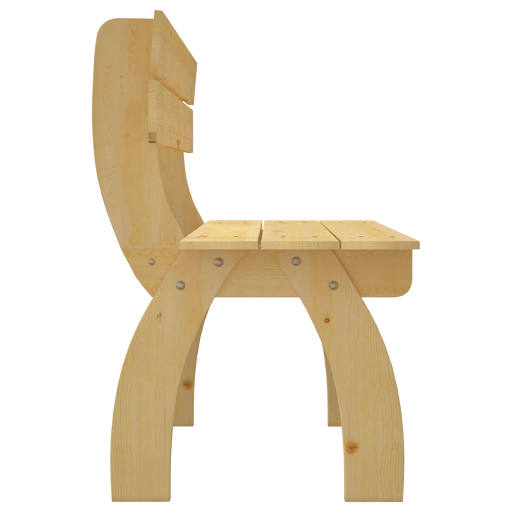 Panca Da Giardino 150 Cm In Legno Di Pino Impregnato VidaXL 14 width=274