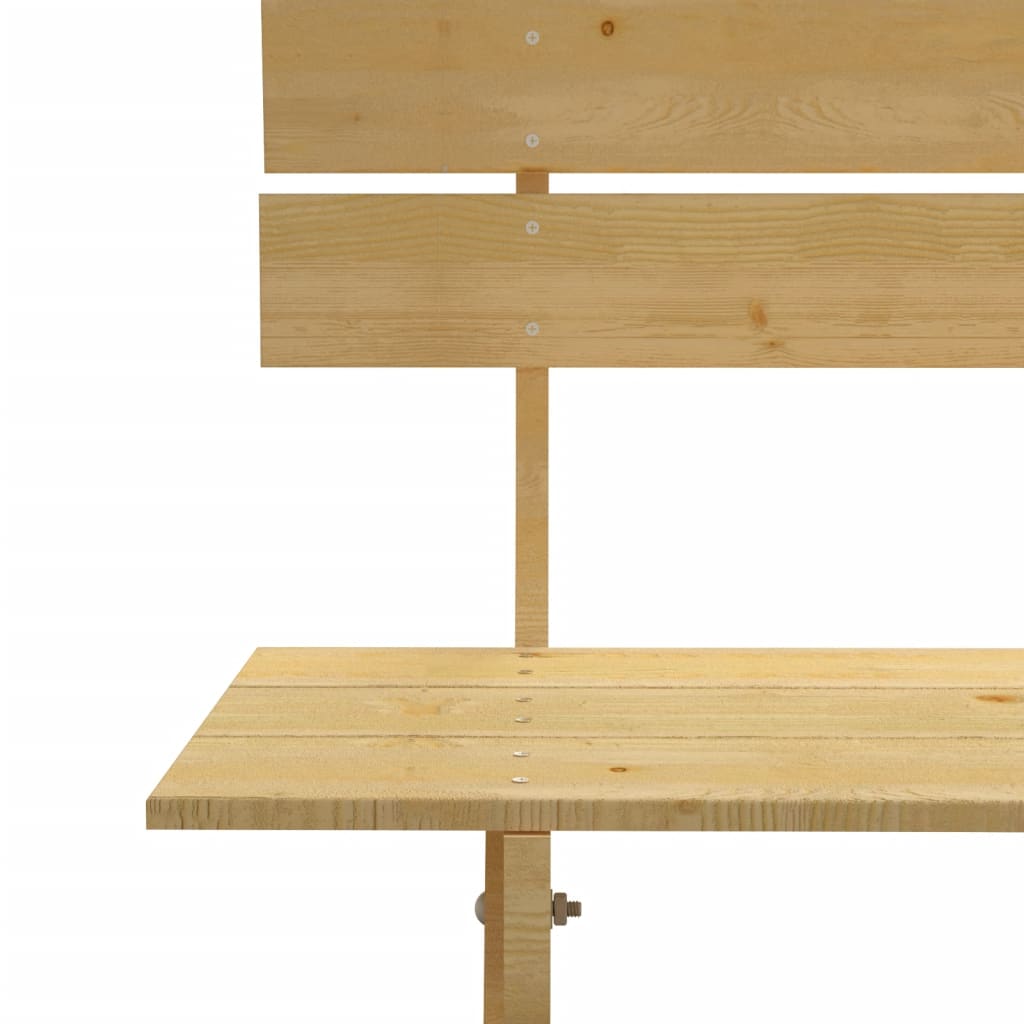 Panca Da Giardino 150 Cm In Legno Di Pino Impregnato VidaXL 15 width=274