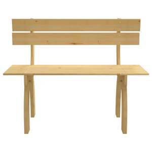 Zahradní lavice 150 cm impregnované borové dřevo - obrázek 2