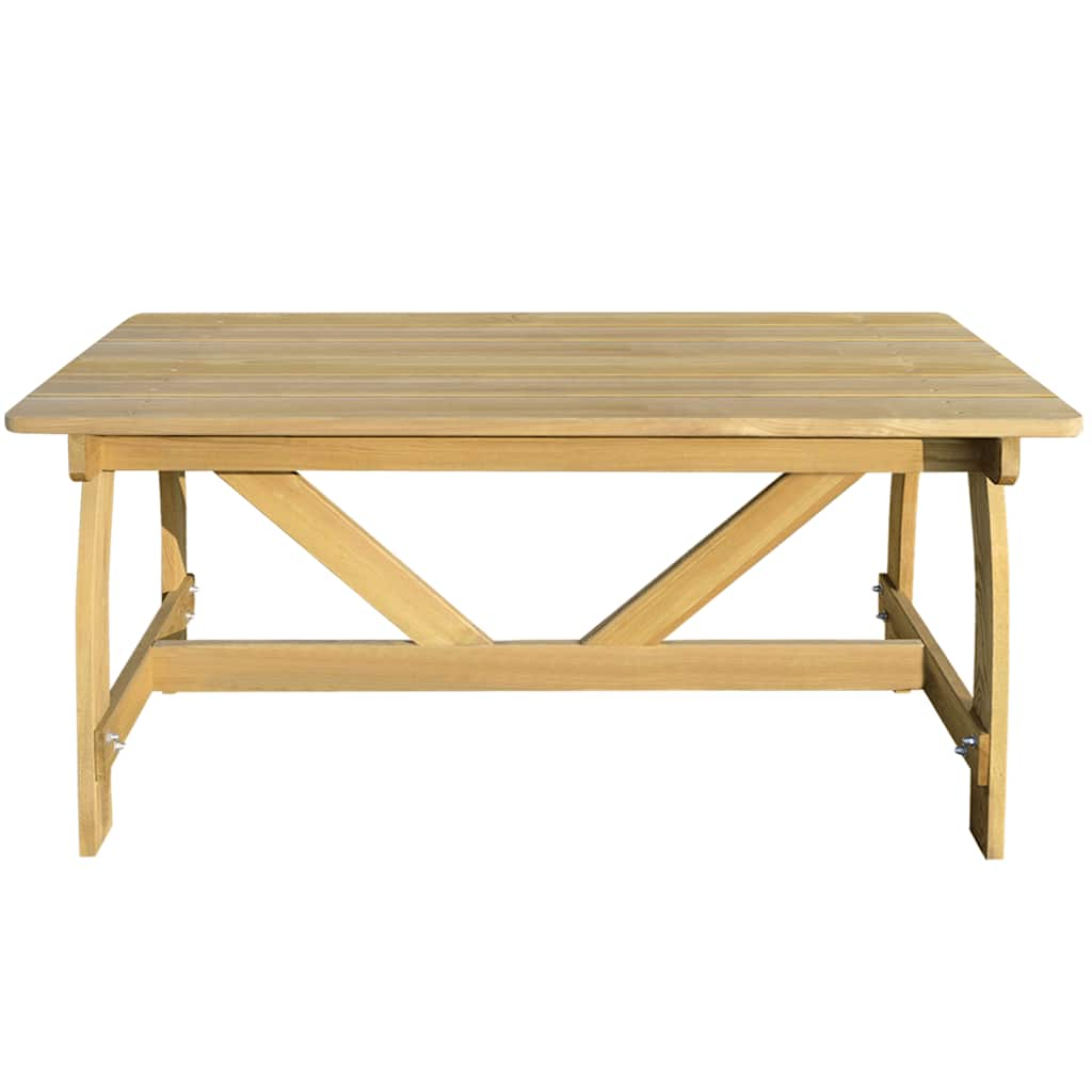 

vidaXL Tuintafel 150x74x75 cm geïmpregneerd grenenhout