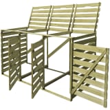 vidaXL Containerberging driedubbel geïmpregneerd hout 240 L