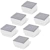 vidaXL maasisesed LED-valgustid 6 tk 100 x 100 x 68 mm