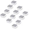 vidaXL maasisesed LED-valgustid 12 tk 100 x 100 x 68 mm