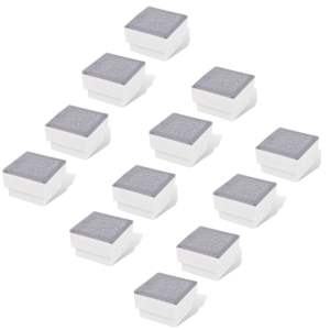 vidaXL maasisesed LED-valgustid 12 tk 100 x 100 x 68 mm