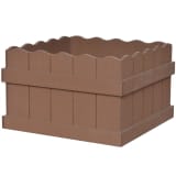 vidaXL WPC Plantekasse 40x40x25 cm Brun