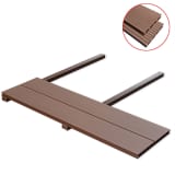 vidaXL WPC Decking Boards 6 pcs Brown