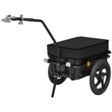 vidaXL Bike Cargo Trailer/Hand Wagon Black 15 gal