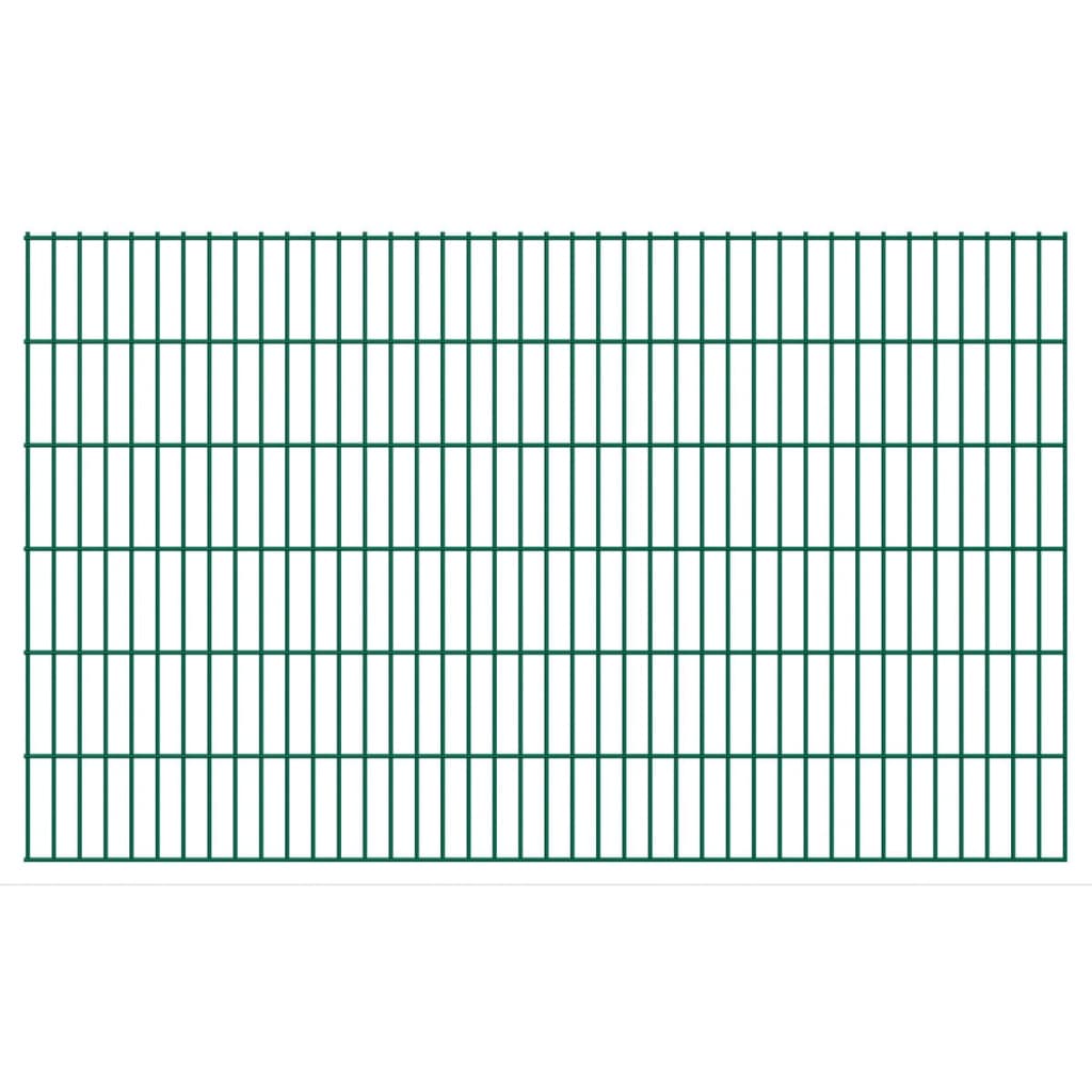 vidaXL 2D Puutarhan aitapaneeli 2,008×1,23 m vihreä