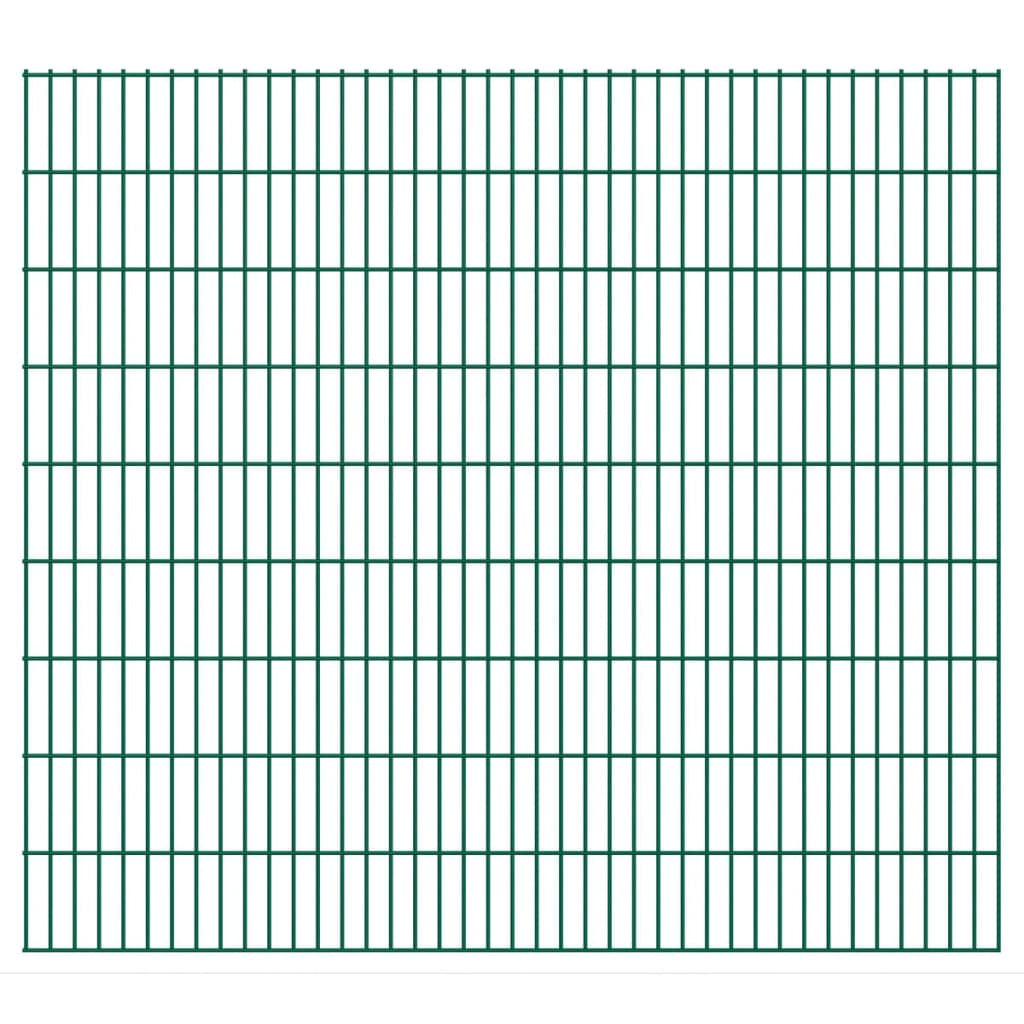 vidaXL 2D Puutarhan aitapaneeli 2,008×1,83 m vihreä