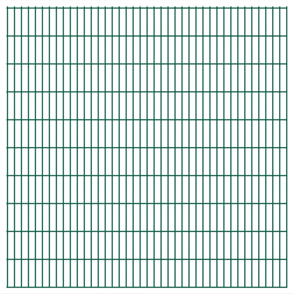 vidaXL 2D Puutarhan aitapaneeli 2,008×2,03 m vihreä