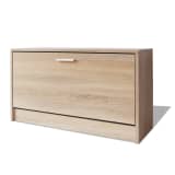 vidaXL Dining Table 140x80x75 cm Oak