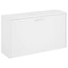 vidaXL jalatsipink valge 80 x 24 x 45 cm