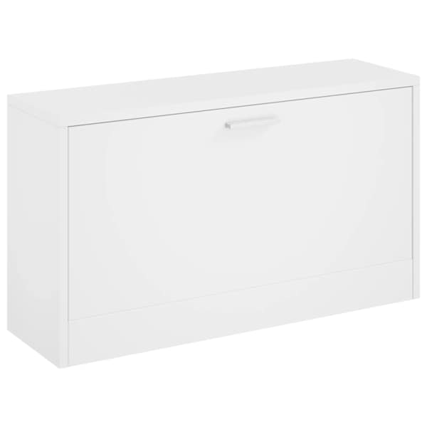 vidaXL jalatsipink valge 80 x 24 x 45 cm