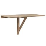 vidaXL Bureau met lade en kastje 100x40x73 cm eiken