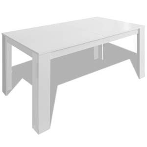vidaXL s&ouml;&ouml;gilaud 140 x 80 x 75 cm valge