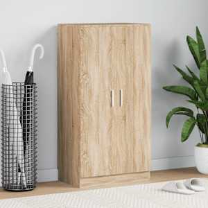 Omarica za čevlje s 7 policami hrast