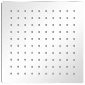 Dešťová sprchová hlavice nerezová ocel 20 x 20 cm čtvercová - obrázek 2